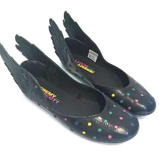 JEREMY SCOTT X ADIDAS ballerinas Flats Polka Dots sz US7.0
