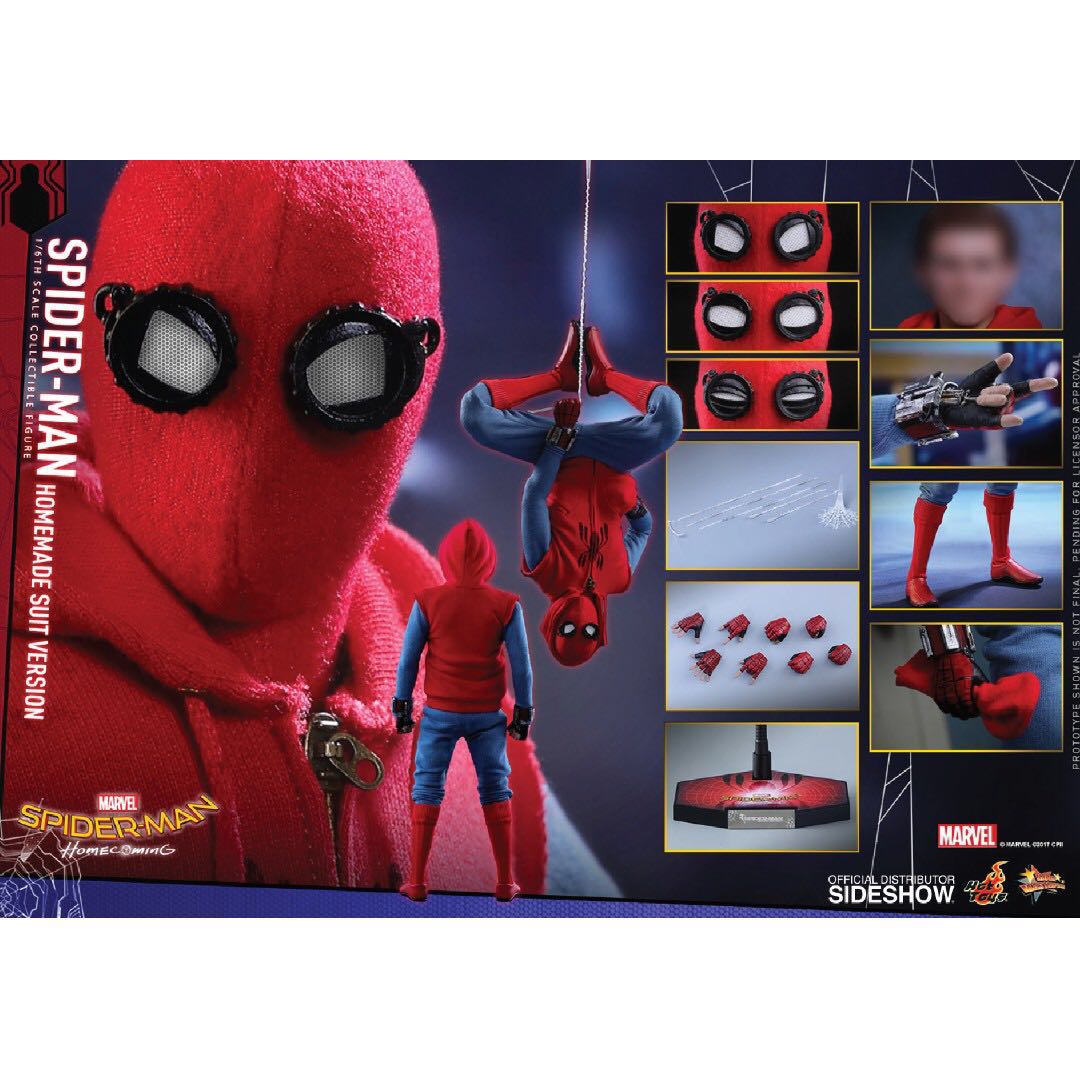 Hot Toys Spider man Homecoming Homemade suit Ver