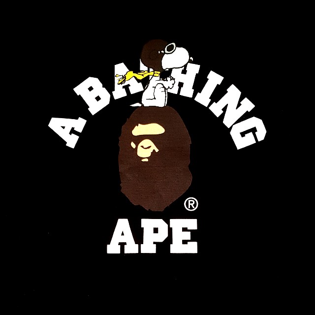 bape logo black
