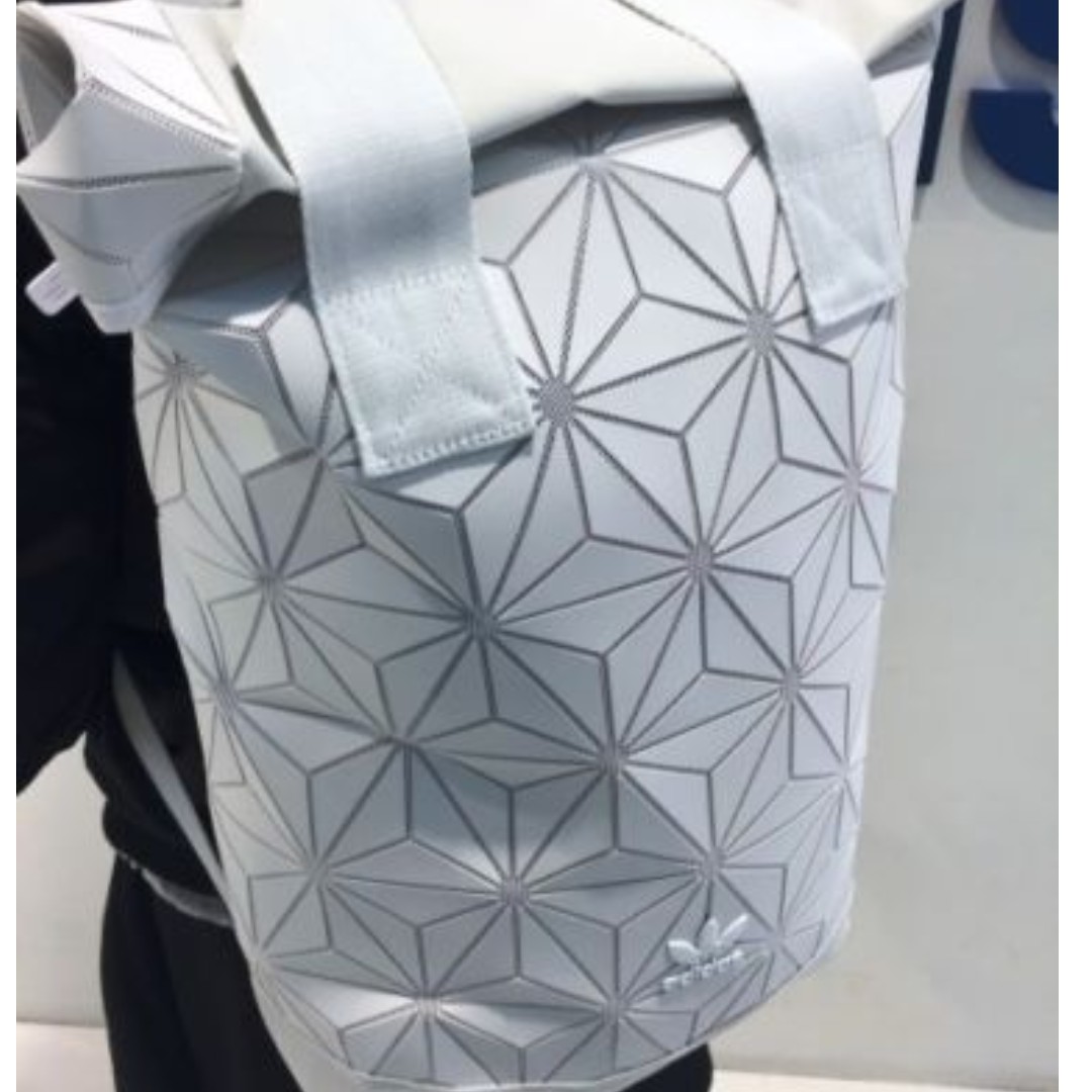 Adidas Originals 3D Roll Top Backpack (White), Sports, Sports \u0026 Games  Equipment on Carousell