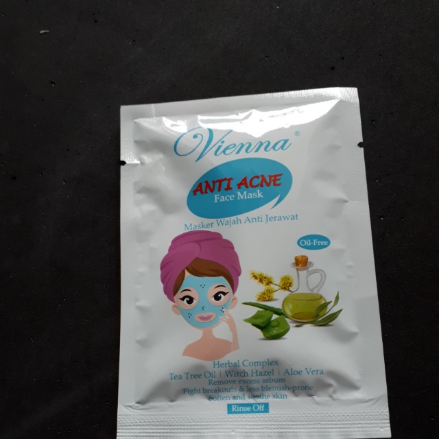 Anti acne face mask, Kesehatan & Kecantikan, Kulit, Sabun & Tubuh di