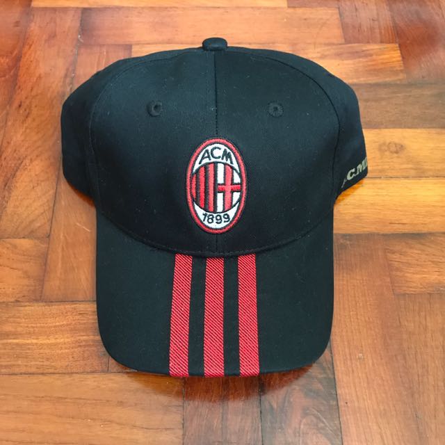 Authentic AC Milan Adidas cap, Sports, Sports Apparel on Carousell