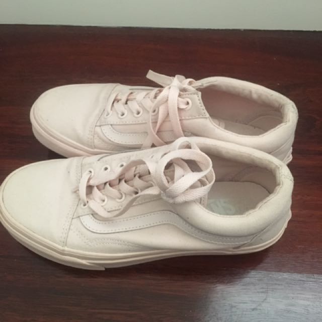baby pink old skool vans