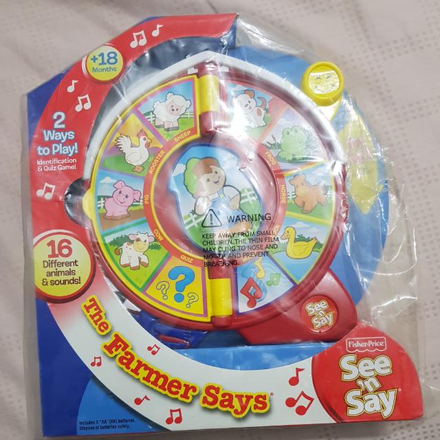 fisher price farmer see n say