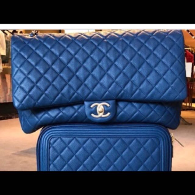 Chanel XXL Travel Flap, Luxury, Bags & Wallets on Carousell