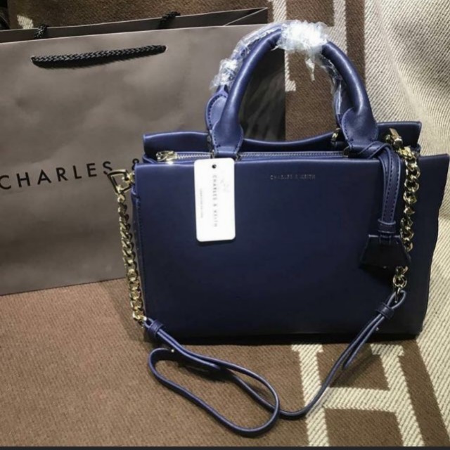 fake charles and keith bag
