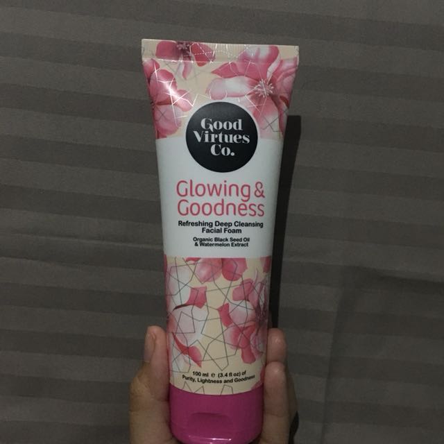 good virtues co refreshing deep cleansing facial foam