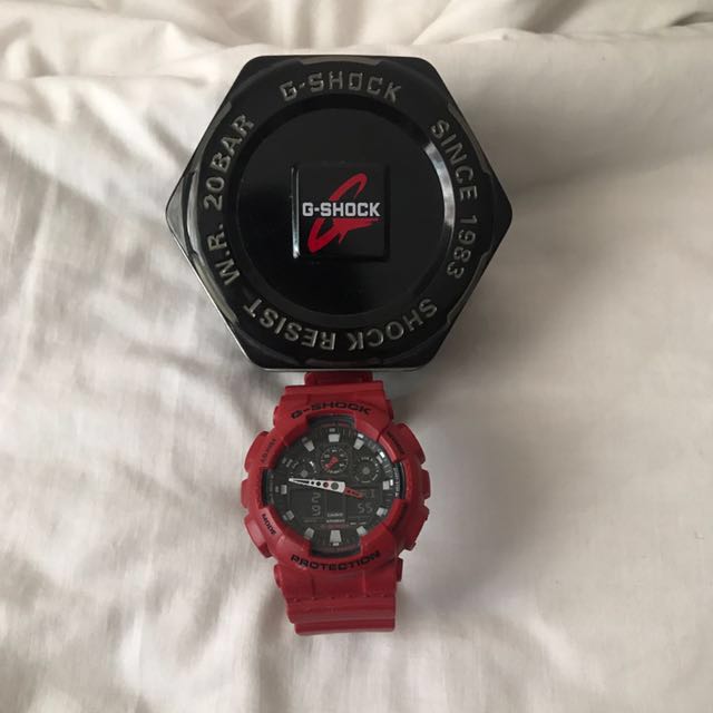 G-shock wr20bar red 100% authentic, Men 