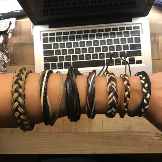 Korean handmade bracelets and 