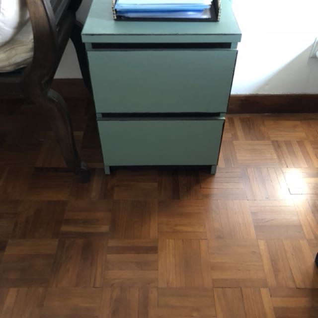 Painted Ikea Malm Chest Of 2 Drawers Furniture Home Decor On