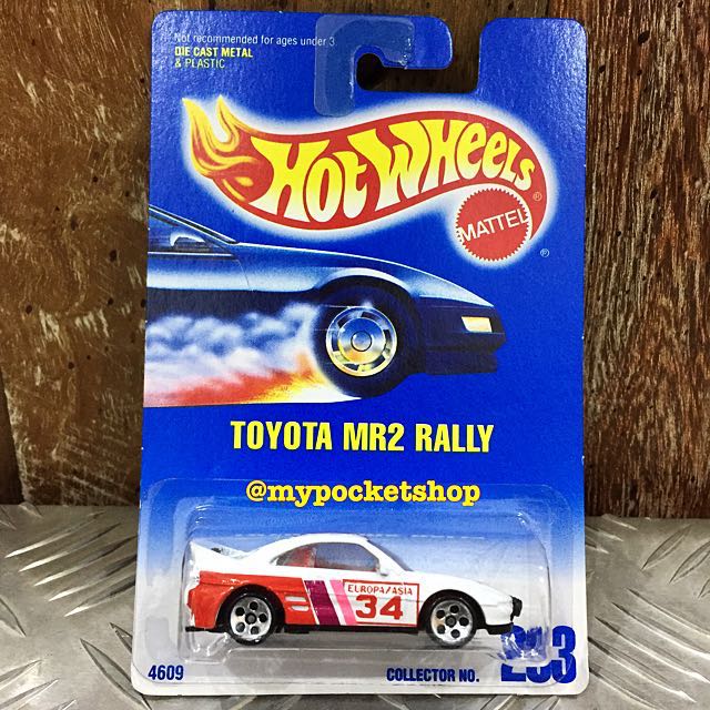 hot wheels toyota mr2 rally