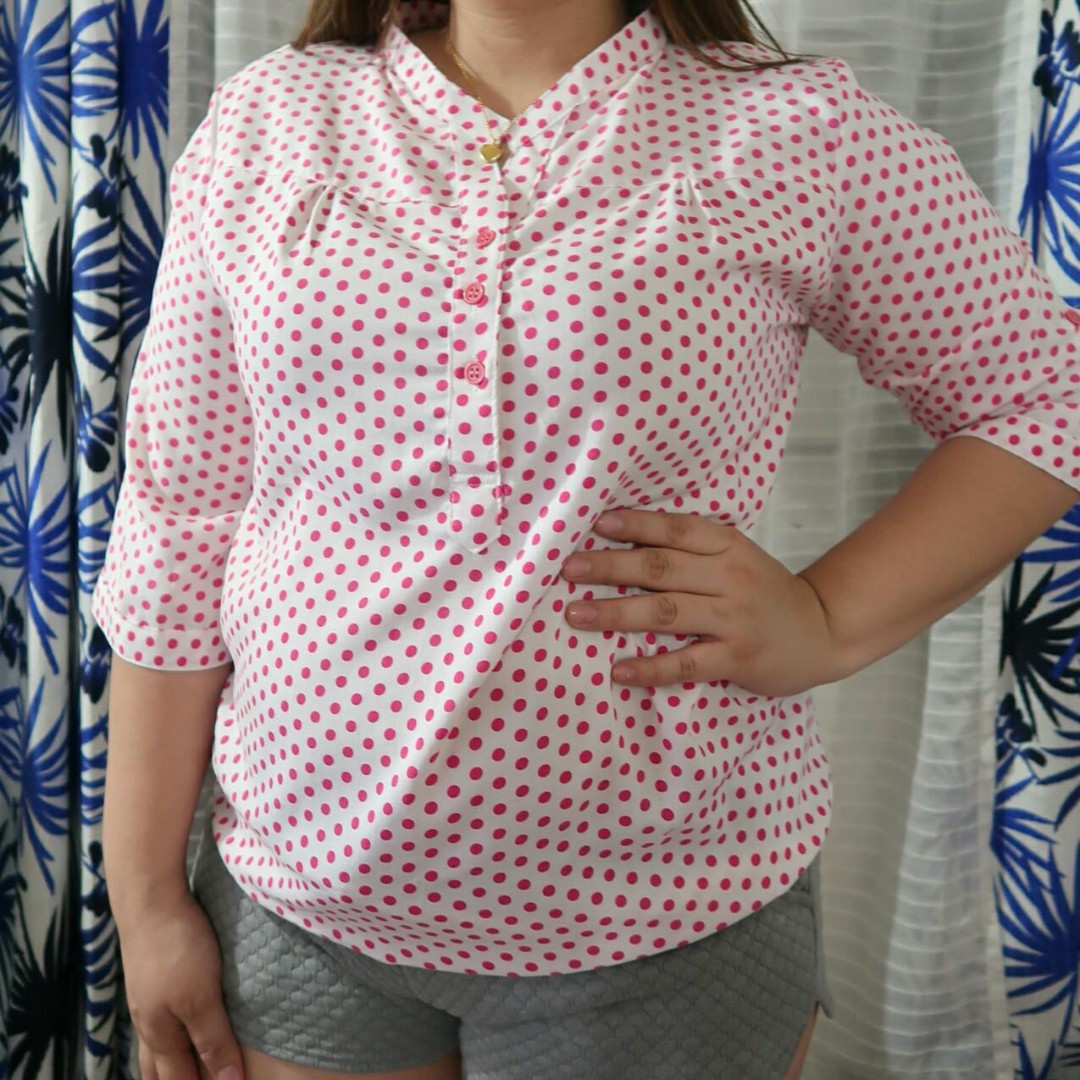 plus size office tops