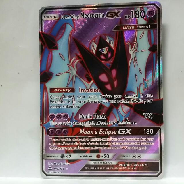 Pokemon ultra prism lunala gx gold secret full art, Hobbies & Toys, Toys &  Games on Carousell