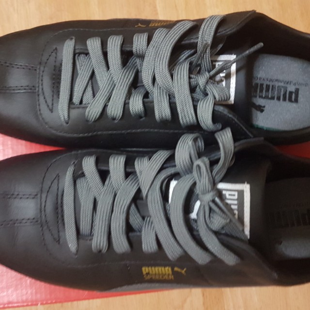 puma speeder black dark shadow