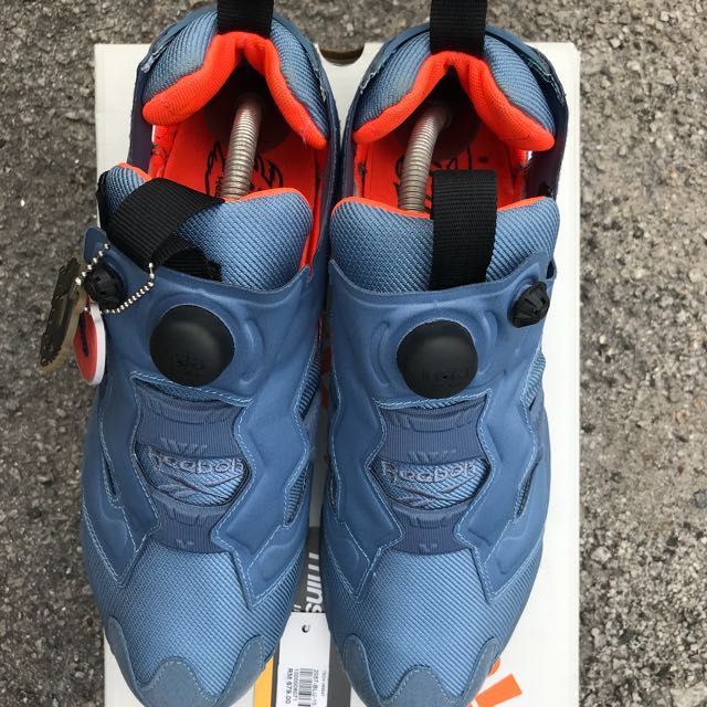 Insta pump hotsell fury navy orange