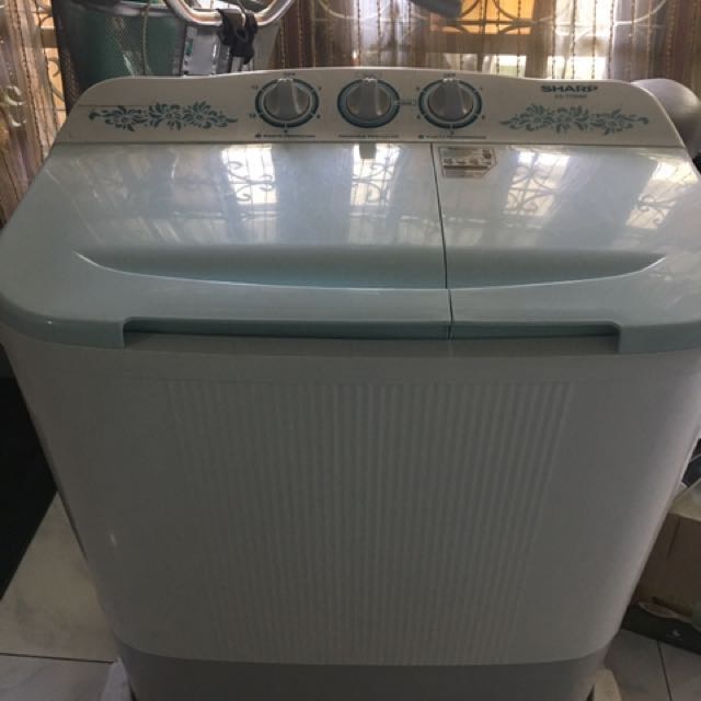 Reprice Mesin Cuci Sharp Tipe Es T75mw 7kg Elektronik Lainnya Di Carousell