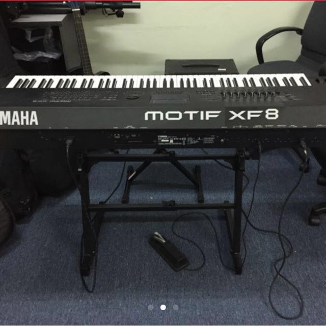 Yamaha Motif Xf8 88 Note Hammer Action Workstation Synth Reverb
