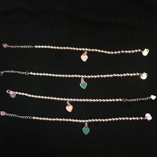 Valentine Gifts (Beads bracelets- S925 Silver)