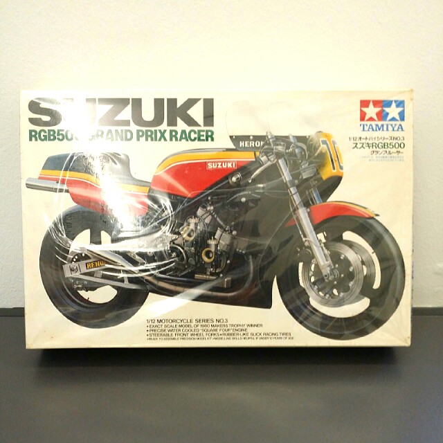 1/12 Tamiya Suzuki RGB500 Grand Prix Racer *Vintage* (Plastic Scale ...