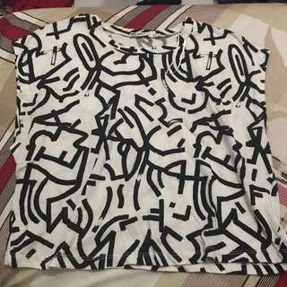 kaos zara tidak pernah dipakai
