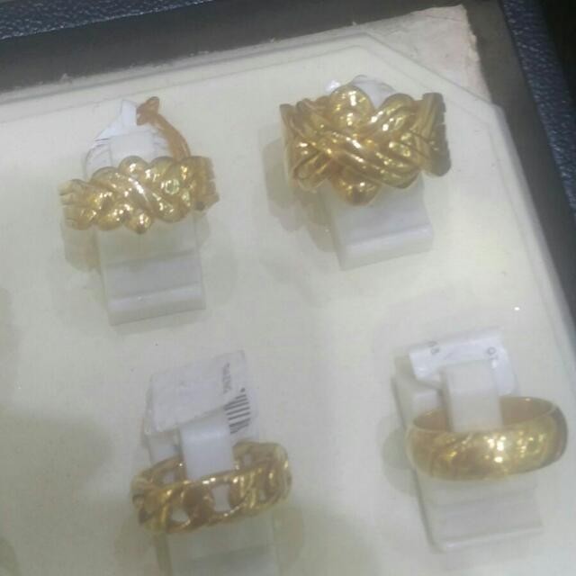 Gold puzzle discount rings for sale