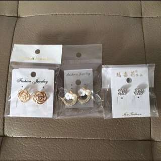 Set Of Fanciful Earrings