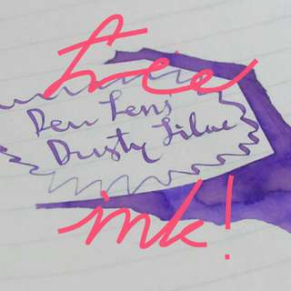 free fountain pen ink from dew pens!! #blessing (the hashtag is required haiz)