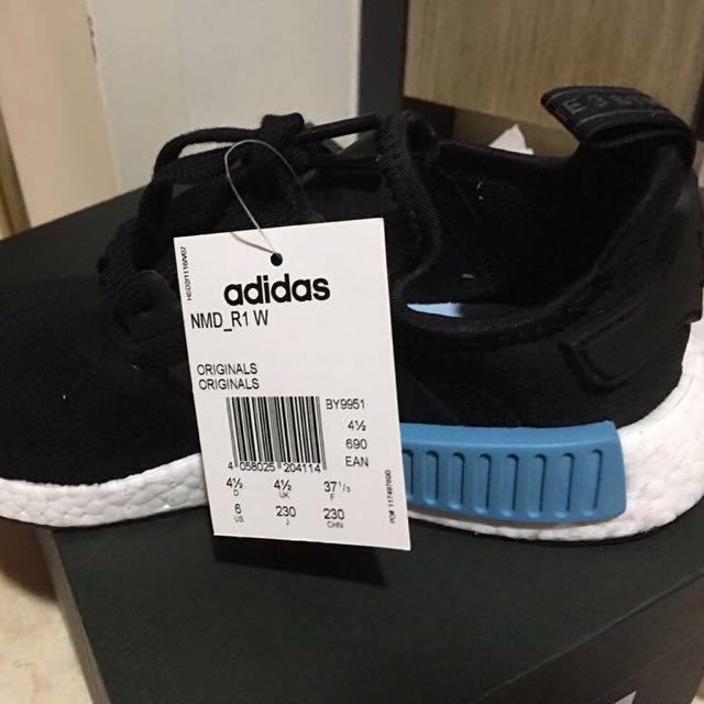 Adidas NMD R1 Ice Blue, Men's Fashion, Footwear, Sneakers on