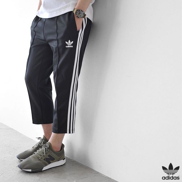 全新》adidas Originals SST Relax Cropped 九分褲BK3632, 他的時尚, 褲子在旋轉拍賣