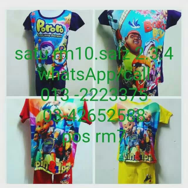 Baju budak RM10 kalau borong satu RM8 0132223375 Bayi Baju budak RM10 kalau borong satu RM8 0132223375 Bayi