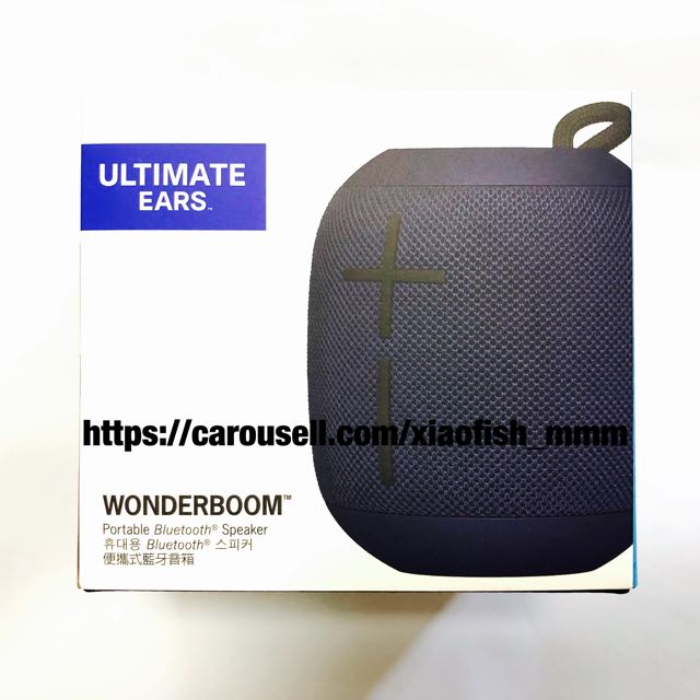 BNIB Midnight blue Logitech Ultimate Ears WONDERBOOM Portable Waterproof Bluetooth Speaker