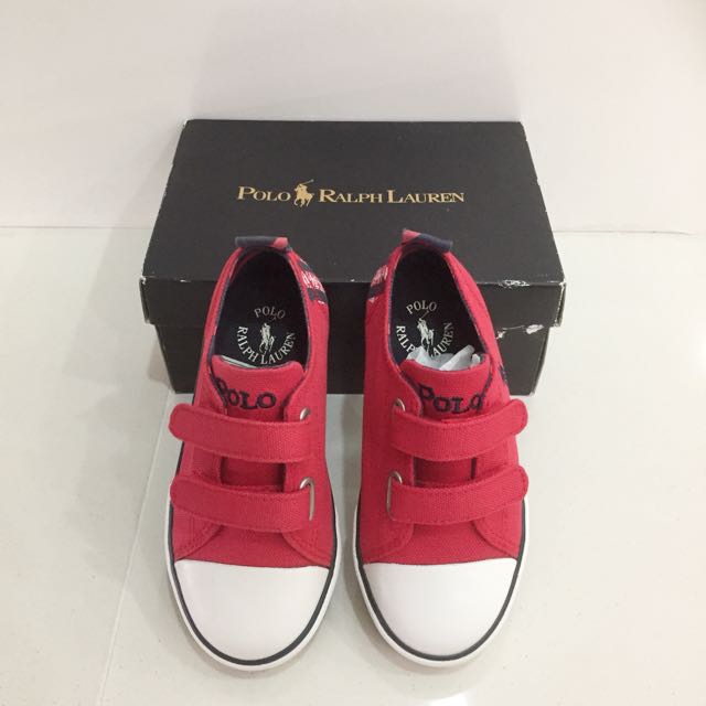 red ralph lauren trainers