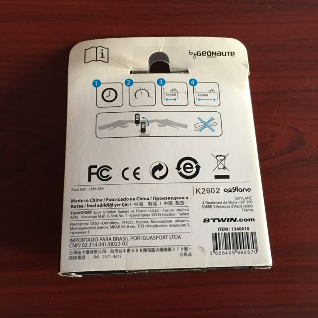 btwin cycle computer