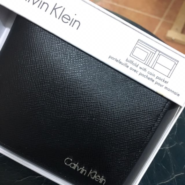 calvin klein wallet with coin pocket