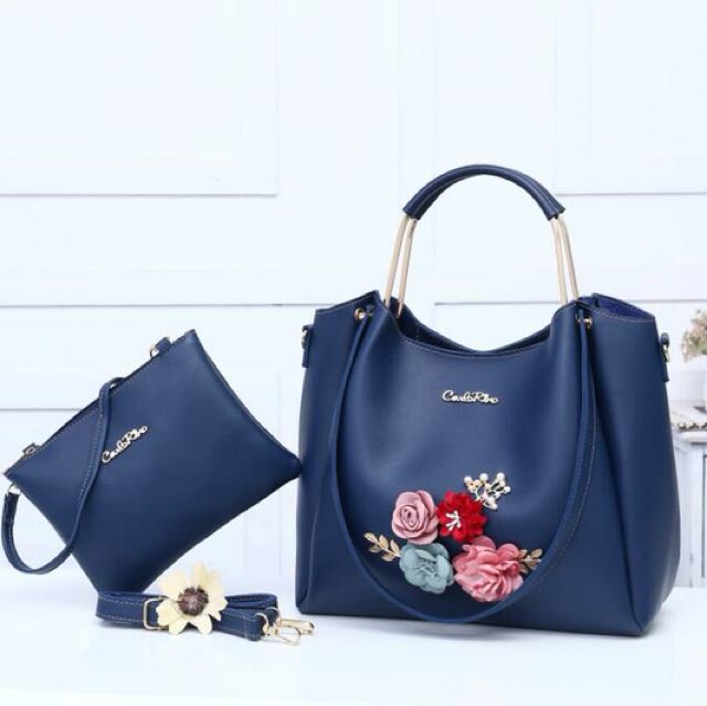 Carlo Rino Fl Handbag Women S Fashion Bags Wallets On Carou