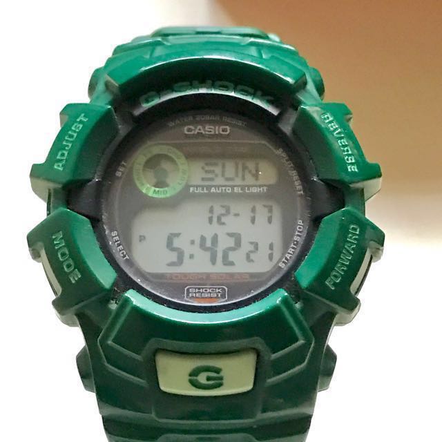casio g shock green collection
