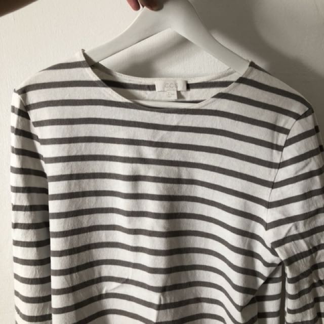 cos striped t shirt