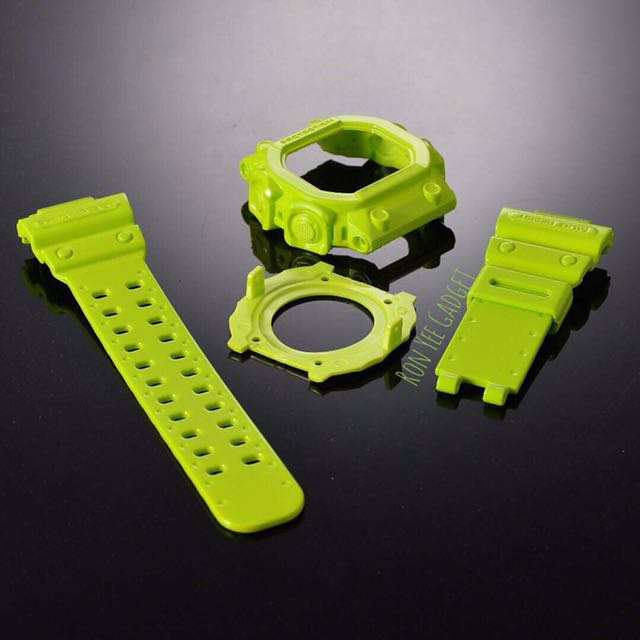 Custom Kermit band and bezel for Gx56 Gxw56 King G Shock Mobile