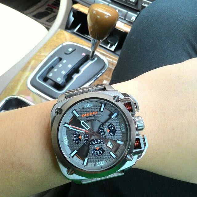 Diesel DZ7344 BAMF Gunmetal Fesyen Pria Jam Tangan di Carousell