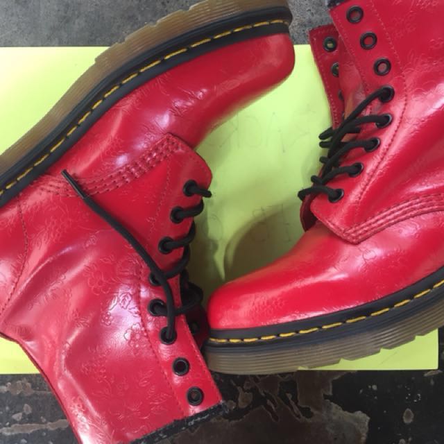 dr martens qq flowers