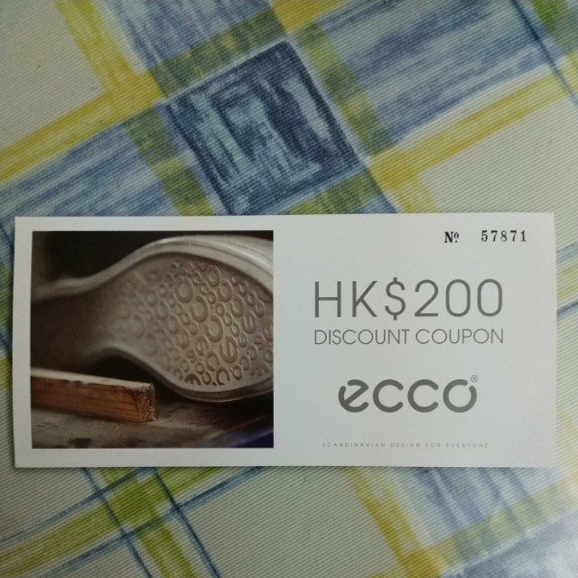 ECCO 鞋店$200 折扣券, Tickets/Vouchers 