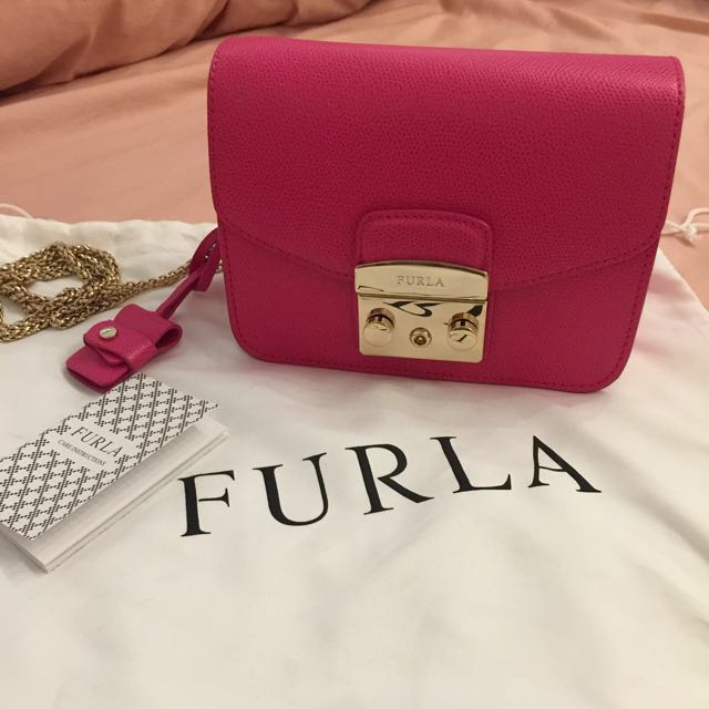 Furla Metropolis Bag in hot pink