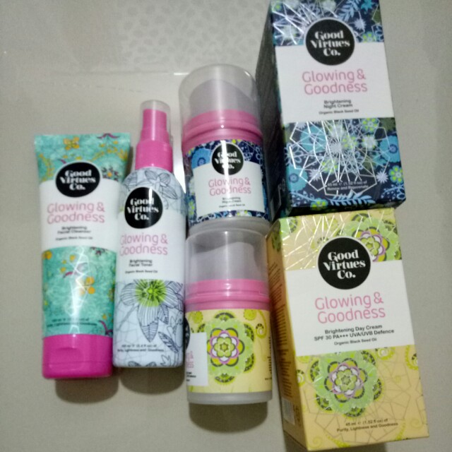 good virtues co skincare set