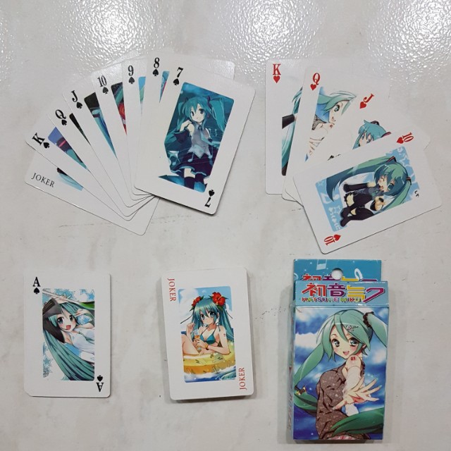 Hatsune Miku Card Deck Poker