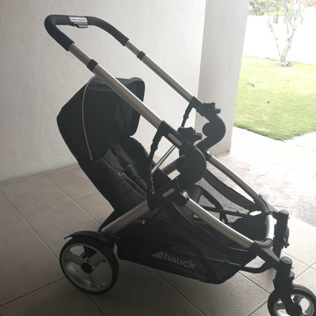 Hauck Duett 2 Tandem Stroller FREE gift Wooden IKEA baby cot