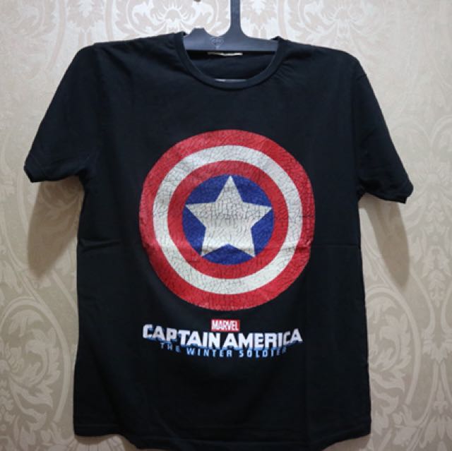 Kaos Captain America Glow In The Dark Men S Fashion Men S