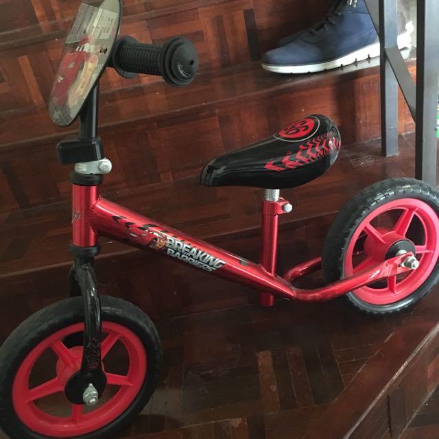 Lightning Mcqueen Training Balance Bike Free Car With Tracks Toys