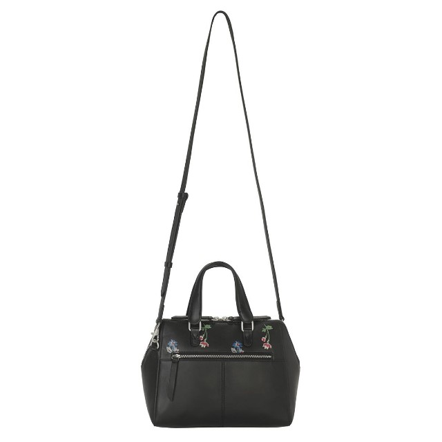 Cath kidston hotsell black leather bag