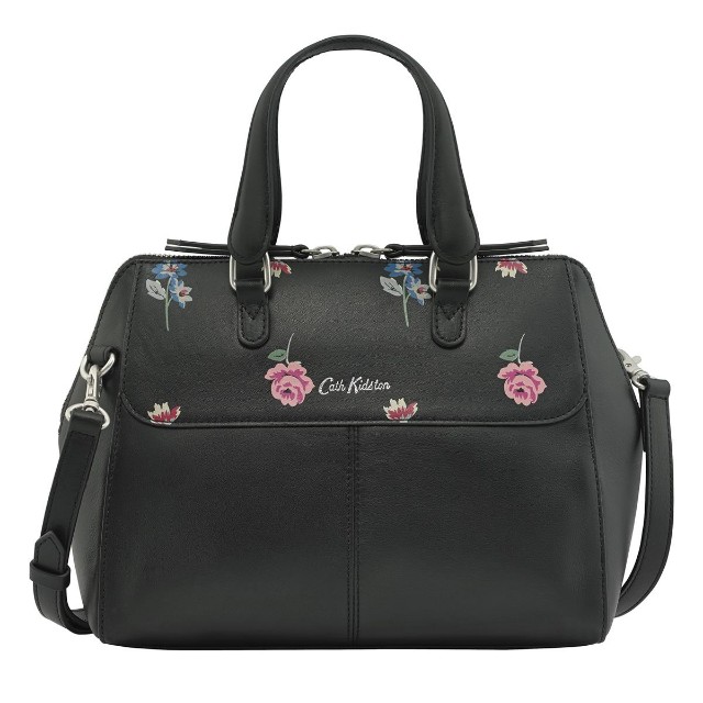 Cath kidston black leather bag outlet