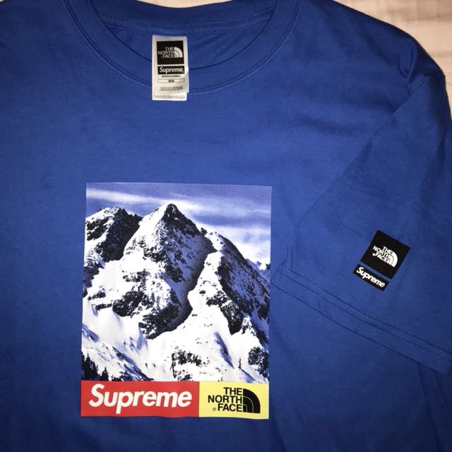 supreme x the north face mountain tee